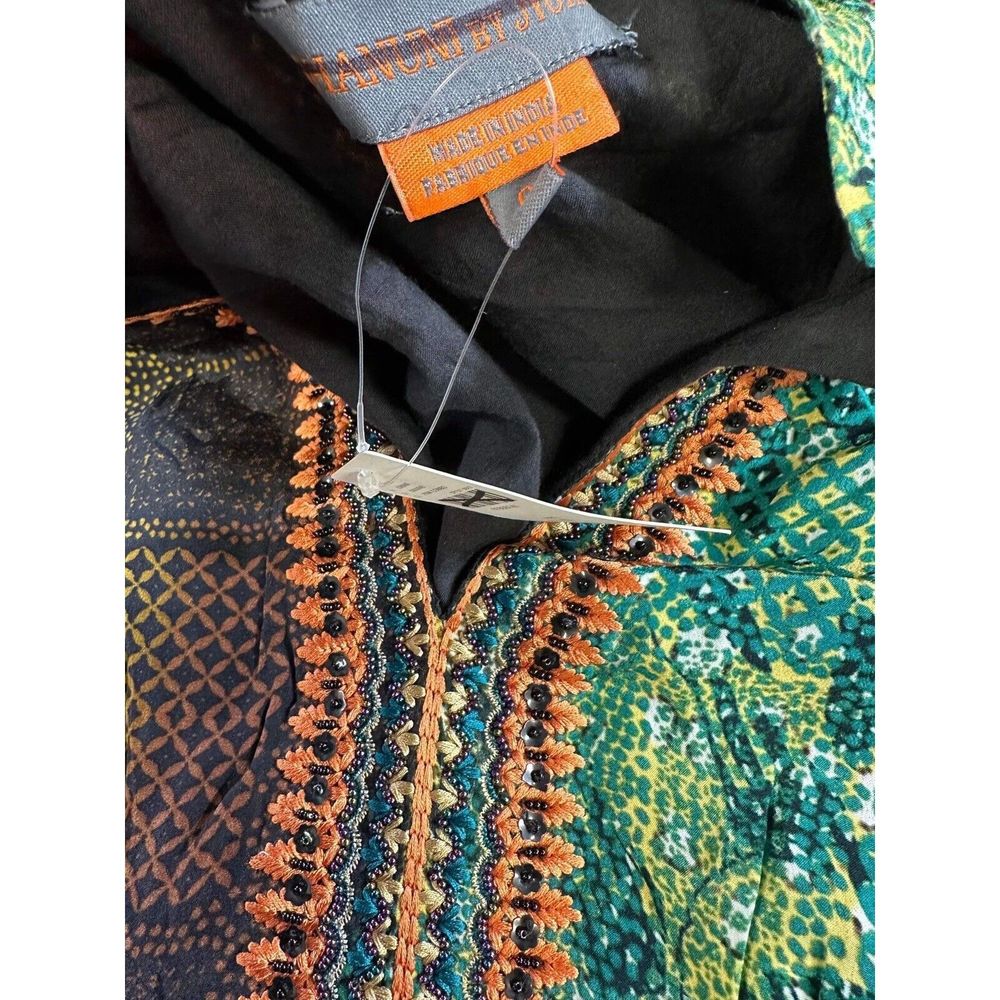 New Anthropologie We Select Dresses Bhanuni by Jyoti Patterned Maxi Dress Size 0 - Picture 9 of 9